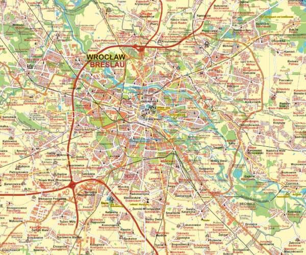 Landkarte „Niederschlesiens Mitte“ – Bild 3