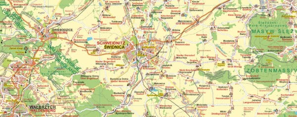Landkarte „Niederschlesiens Mitte“ – Bild 2