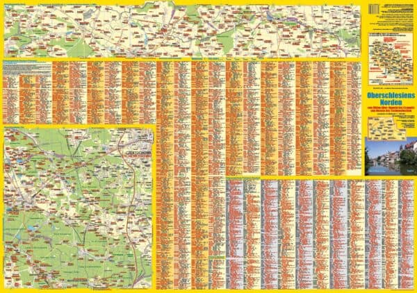 Landkarte Oberschlesiens Norden_ Rueckseite