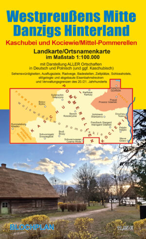 Landkarte Westpreußens Mitte