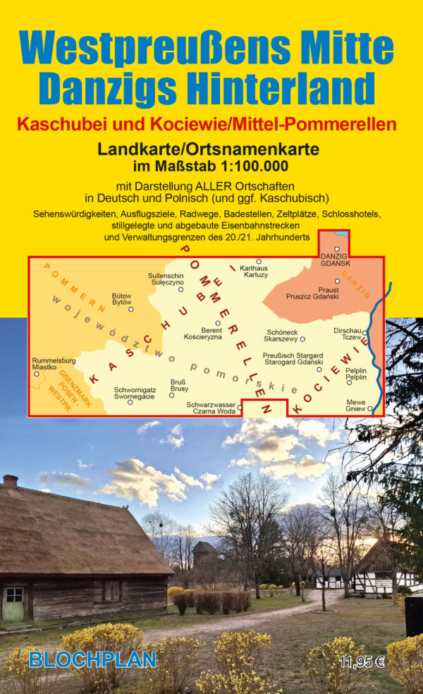 Landkarte Westpreußens Mitte