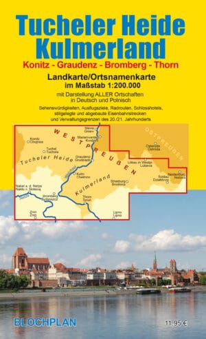 Landkarte Tucheler Heide/Kulmerland